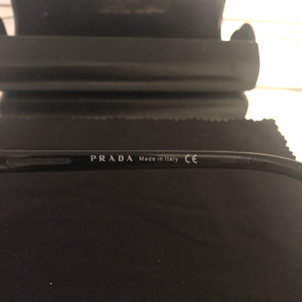 Prada Eyeglass Frames Case And Cleaning Cloth - image 4